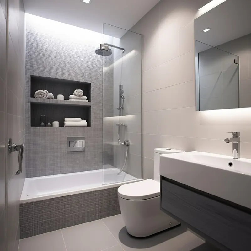 contemporary bathroom service and repair in Jersey