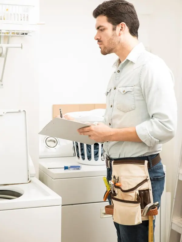 An expert handyman doing a service in a jersey home.